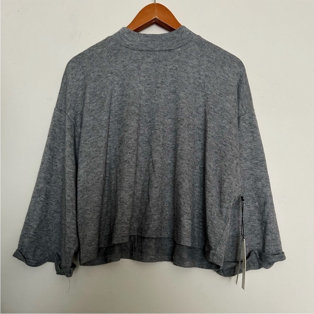 Mock neck blouse